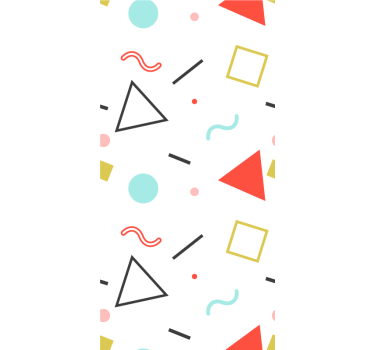 Minimalist geometric shapes modern blind - TenStickers