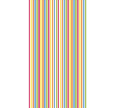 Striped color palette modern blind - TenStickers