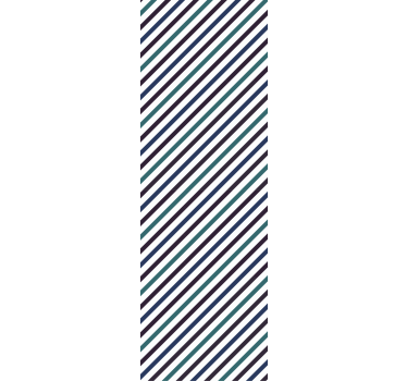 Diagonal Stripe Pattern kitchen blind - TenStickers