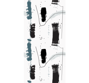 Abstract Brushstrokes Design modern blind - TenStickers