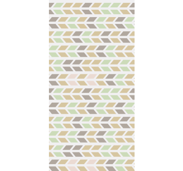 Chevron arrow patterns modern blind - TenStickers