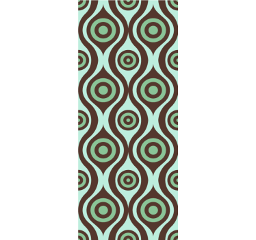 Texture and pattern blind concentric circular design - TenStickers