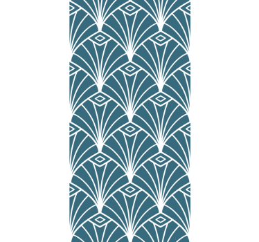 Stylish fan patterns modern blind - TenStickers