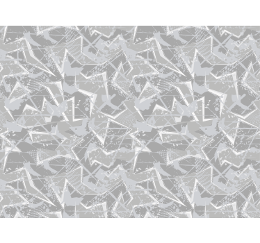 Geometric Grey Patterns texture and pattern blind - TenStickers