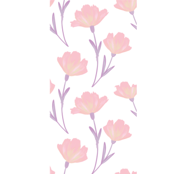 Soft Bloom Theme flower blind - TenStickers