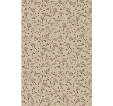 Subtle Botanical Features flower blind - TenStickers