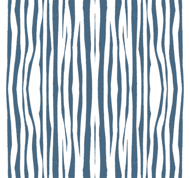 Striped Blue "Hampton Style" Modern roller blind - TenStickers