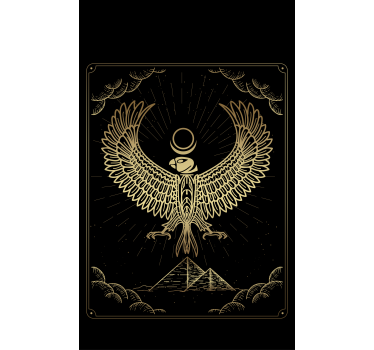 Egyptian God of Sun 'Horus' Blind elegance - TenStickers
