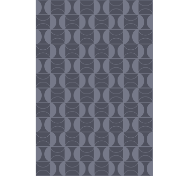 Curved grey pattern modern blind - TenStickers