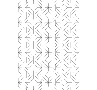 Geometric Figure Blocks modern blind - TenStickers