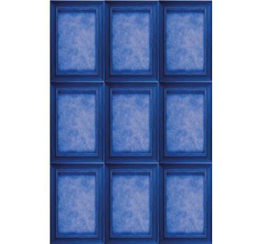 Elegant blue panels texture and pattern blind - TenStickers