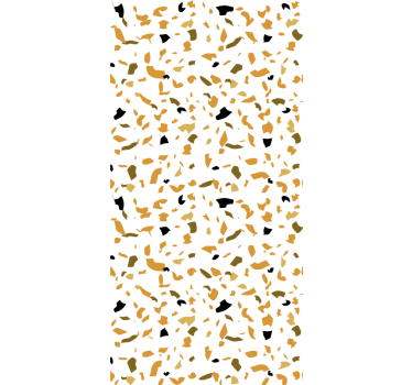 Brown and beige terrazzo texture and pattern blind - TenStickers