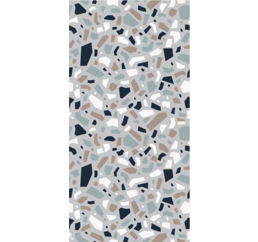 Texture and pattern blind in abstract terrazzo design - TenStickers