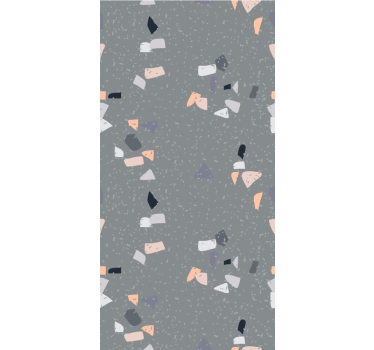 Simple grey terrazzo texture and pattern blind - TenStickers