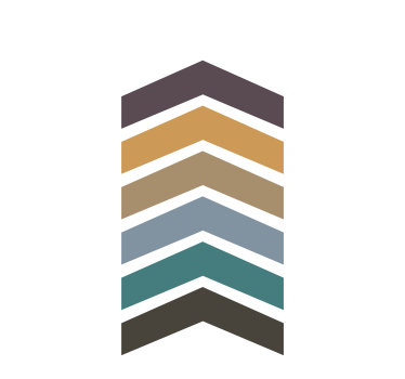 Chevron pattern layers modern blind - TenStickers