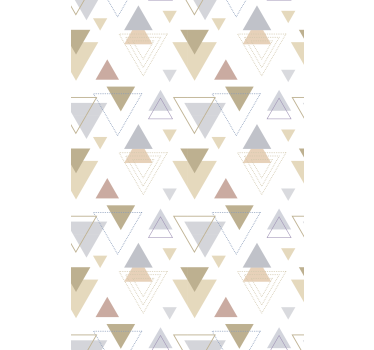 Geometric Triangle Theme modern blind - TenStickers