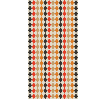 Diamond shape theme modern blind - TenStickers