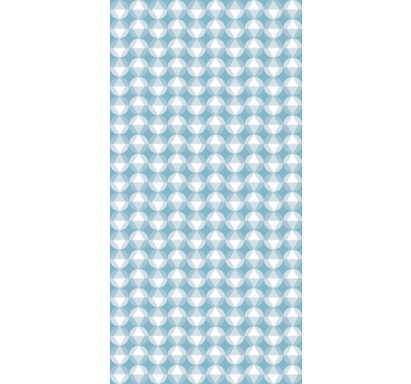Geometric blue harmony texture and pattern blind - TenStickers