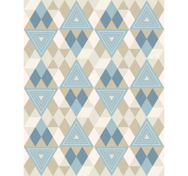 Geometric Triangles Pattern modern blind - TenStickers