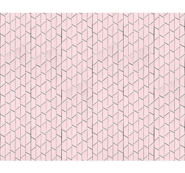 Pink geometric patterned design texture and pattern blind - TenStickers