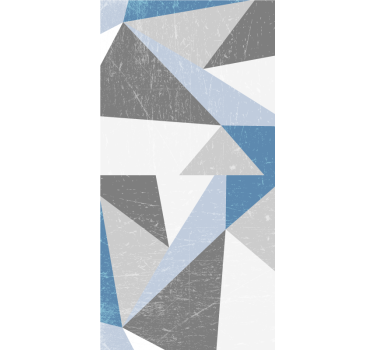 GEOMETRIC SHAPES ART modern blind - TenStickers