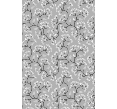 Classic style thin trees roller blind - TenStickers