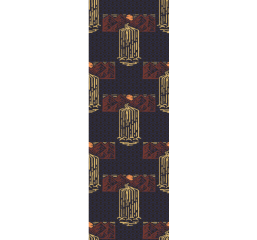 Sunset with waterfalls more vintage roller blind - TenStickers