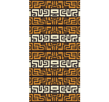 Geometric Arrangement Blend texture and pattern blind - TenStickers