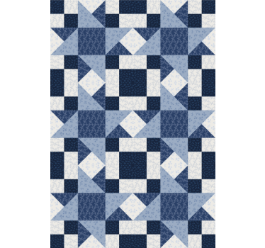 Patchwork Geometric Patterns texture and pattern blind - TenStickers