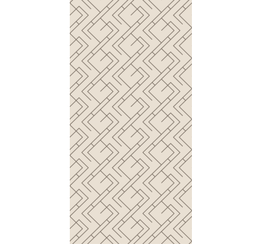 Mid-century style Design Modern roller blind - TenStickers