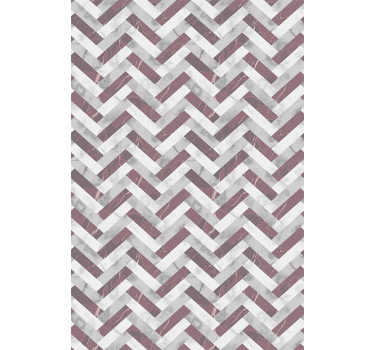 Mid-century style pattern Modern roller blind - TenStickers