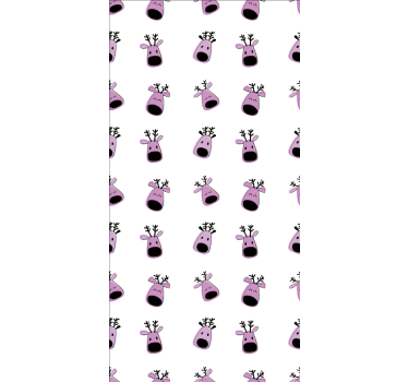 Cartoon Character Faces funky roller blind - TenStickers