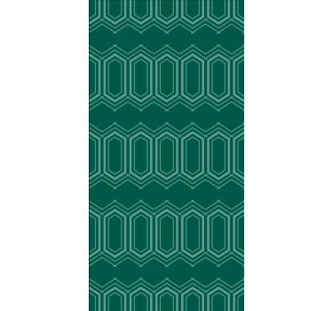 Texture and pattern blind green geometric design - TenStickers