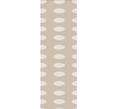 Texture and pattern blind oval design contrast - TenStickers