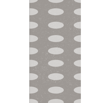 Texture and pattern blind with oval design elements - TenStickers