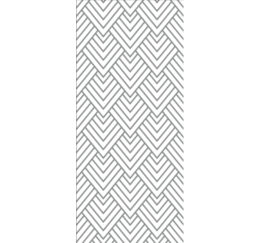 Grey chevron design bathroom blind - TenStickers
