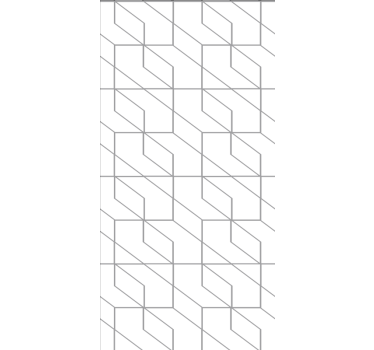 Elegant geometric art modern blind - TenStickers