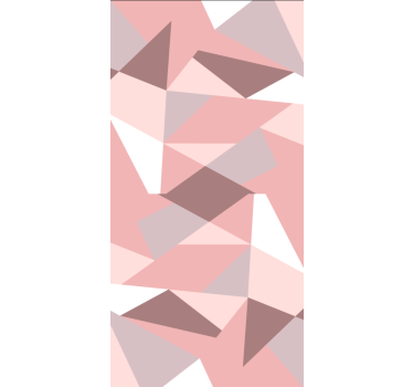 Geometric rosa triangle Textures and patterns blind - TenStickers