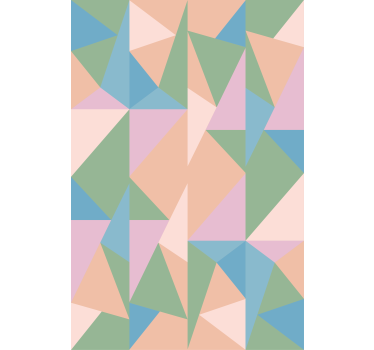 Abstract Soft Tones Figures modern blind - TenStickers