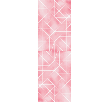 Pink geometric shapes texture and pattern blind - TenStickers