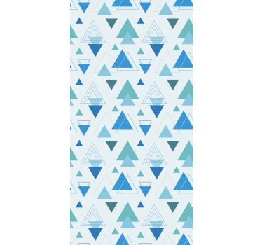 Triangular Motif Arrangement modern blind - TenStickers
