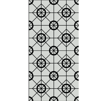 Geometric Circular Motif modern blind - TenStickers