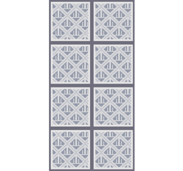 Geometric Patterned Sections modern blind - TenStickers