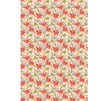 Vibrant Floral Pattern flower blind - TenStickers