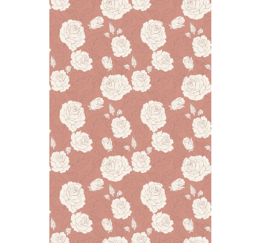 Delicate arrangement flower blind - TenStickers