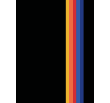 Stripes in bold contrast modern blind - TenStickers