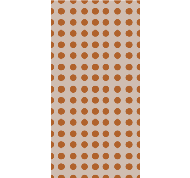 Brown polka dots modern blind - TenStickers