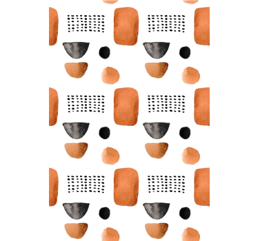 Minimalist geometric shapes Office blind - TenStickers