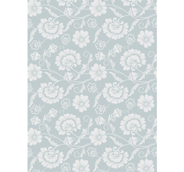 Grey motif sophistication flower blind - TenStickers