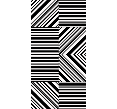 Linear Geometric Patterns texture and pattern blind - TenStickers